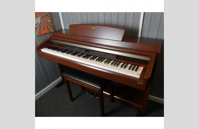 Used Yamaha CLP240 Satin Mahogany Digital Piano Complete Package (SN:GBRCNX01023) - Image 7